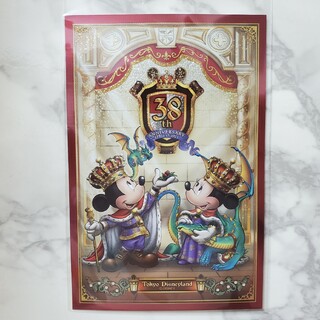 ディズニー(Disney)の東京ディズニーランド38周年　ポストカード　キングダムトレジャー(写真/ポストカード)