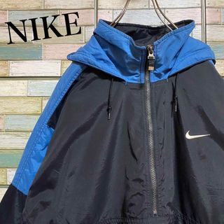 ナイキ(NIKE)の【90's】NIKE ナイキ　ハーフジップ中綿ジャケット　ブルゾン　銀タグ(ブルゾン)