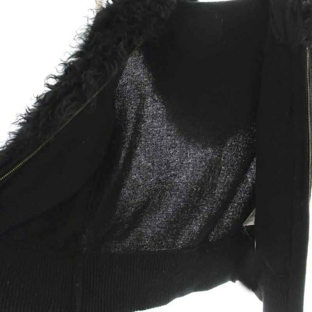 GRACE CONTINENTAL(グレースコンチネンタル)のグレースコンチネンタル パーカー ジャケット ジップアップ 長袖 36 S 黒 レディースのトップス(パーカー)の商品写真