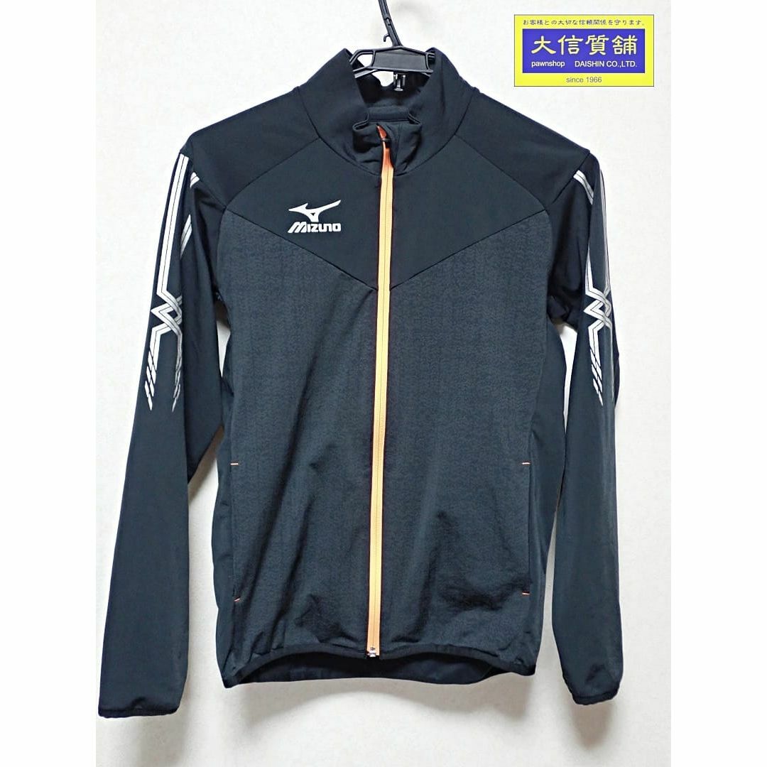 MIZUNO(ミズノ)のMIZUNO ミズノ トレーニング メンズ ジャケット M ブラック 中古B+ 【送料無料】 A-8329【質屋出品】 メンズのジャケット/アウター(ナイロンジャケット)の商品写真