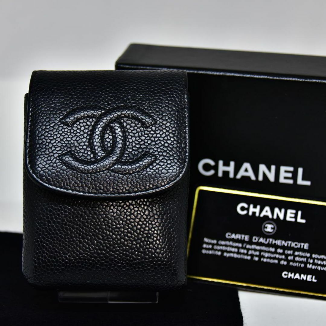 メンズ極美品 鑑定済 シャネル CHANEL シガレットケース A13511