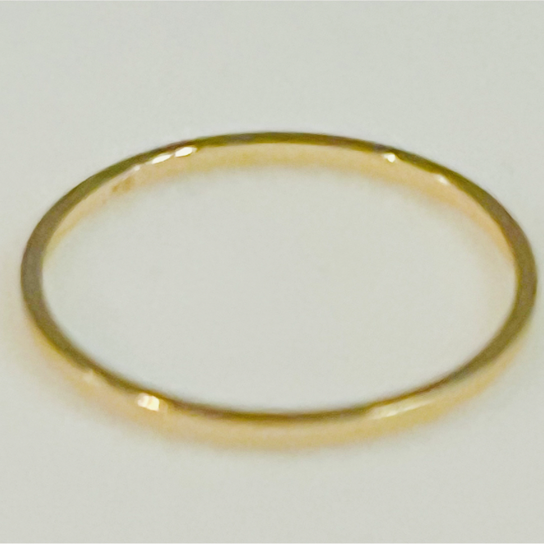 k18 シンプルなリング　約5号 レディースのアクセサリー(リング(指輪))の商品写真