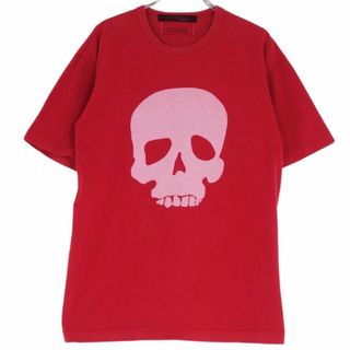 ジュンヤワタナベコムデギャルソン(JUNYA WATANABE COMME des GARCONS)のコムデギャルソン JUNYA WATANABE COMME des GARCONS MAN Tシャツ カットソー 半袖 ショートスリーブ スカル トップス メンズ フリー レッド(Tシャツ/カットソー(半袖/袖なし))