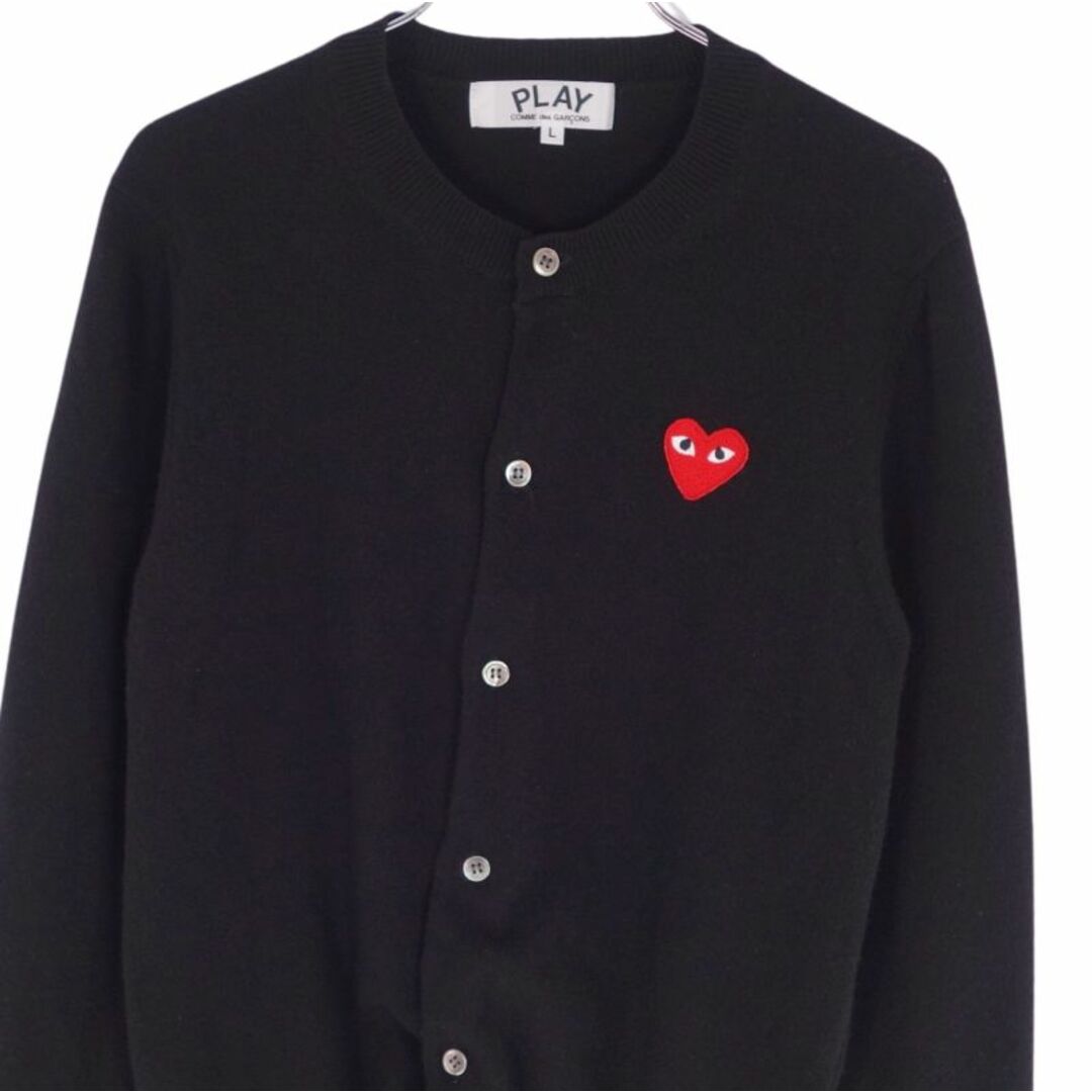 正規品　PLAY COMME des GARCONS カーディガン　グレー袖丈59