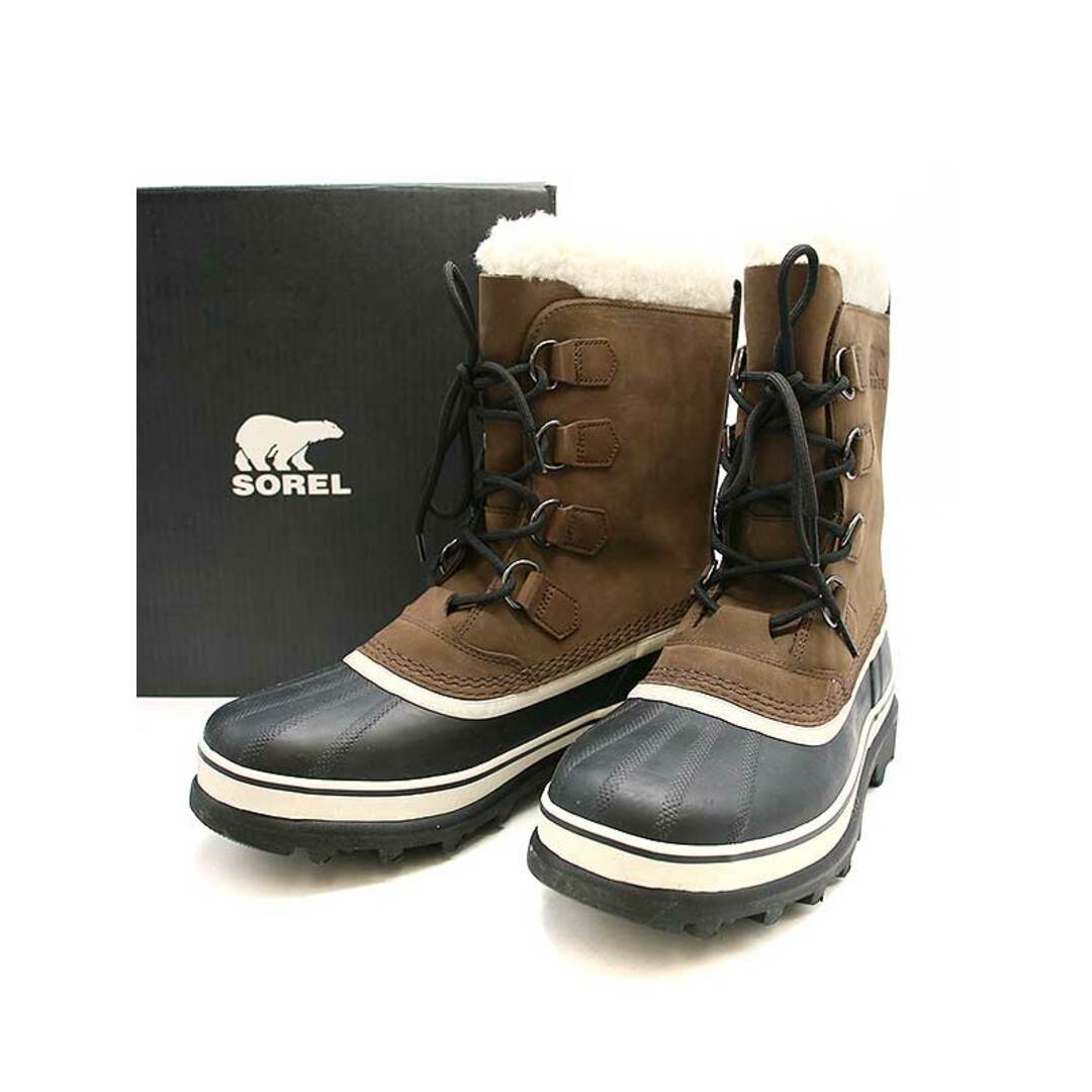 SOREL(ソレル)のSOREL ソレル CARIBOU BRUNO ウォータープルーフスノーブーツ  ブラウン 27cm メンズの靴/シューズ(ブーツ)の商品写真