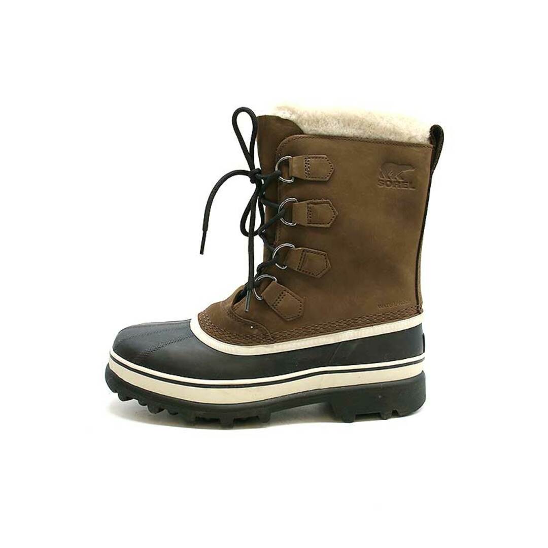 SOREL(ソレル)のSOREL ソレル CARIBOU BRUNO ウォータープルーフスノーブーツ  ブラウン 27cm メンズの靴/シューズ(ブーツ)の商品写真