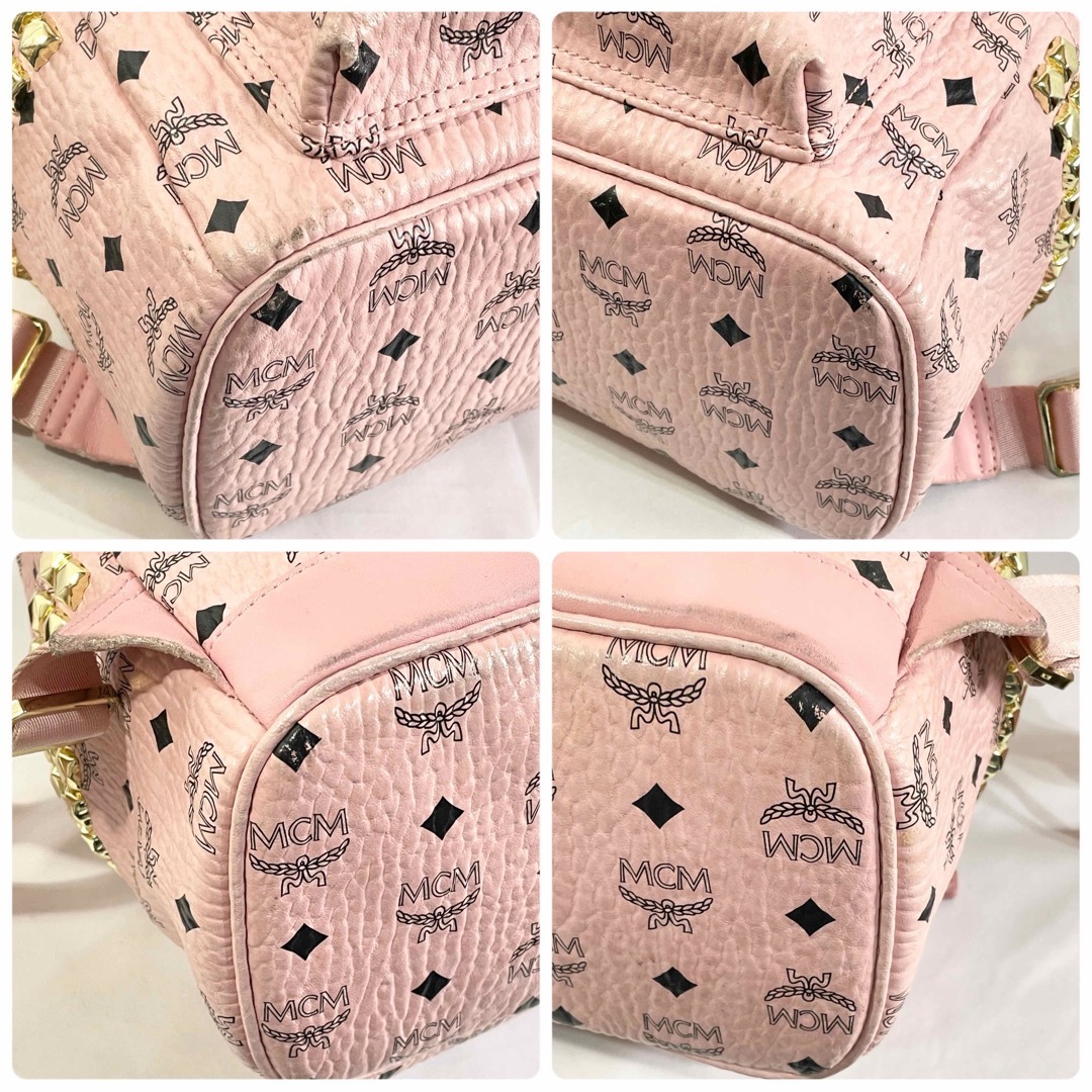 MCM - 美品 正規品 MCM エムシーエム ピンク リュック 地雷系 MCM - 美品 正規品 MCM エムシーエム ピンク リュック 地雷系