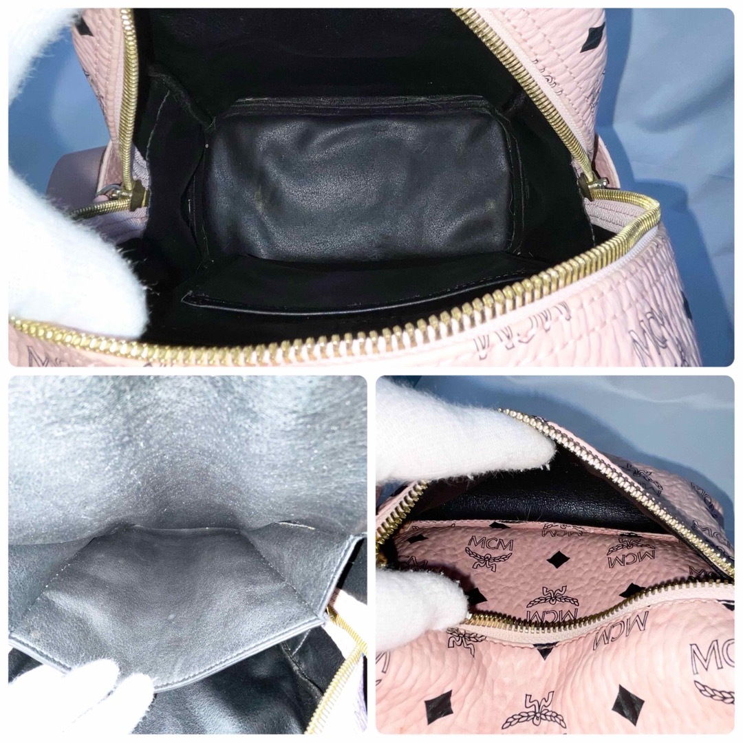 MCM - 美品 正規品 MCM エムシーエム ピンク リュック 地雷系 MCM - 美品 正規品 MCM エムシーエム ピンク リュック 地雷系