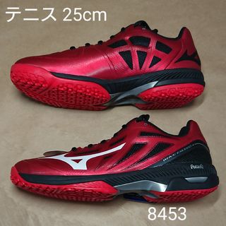 ミズノ(MIZUNO)のテニス 25cm ミズノ ウェーブエクシード 4 WIDE OC(シューズ)