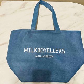 ミルクボーイ(MILKBOY)のMILKBOY ミルクボーイ BOYSトートバッグ ブルーデニム 新品未使用品(トートバッグ)