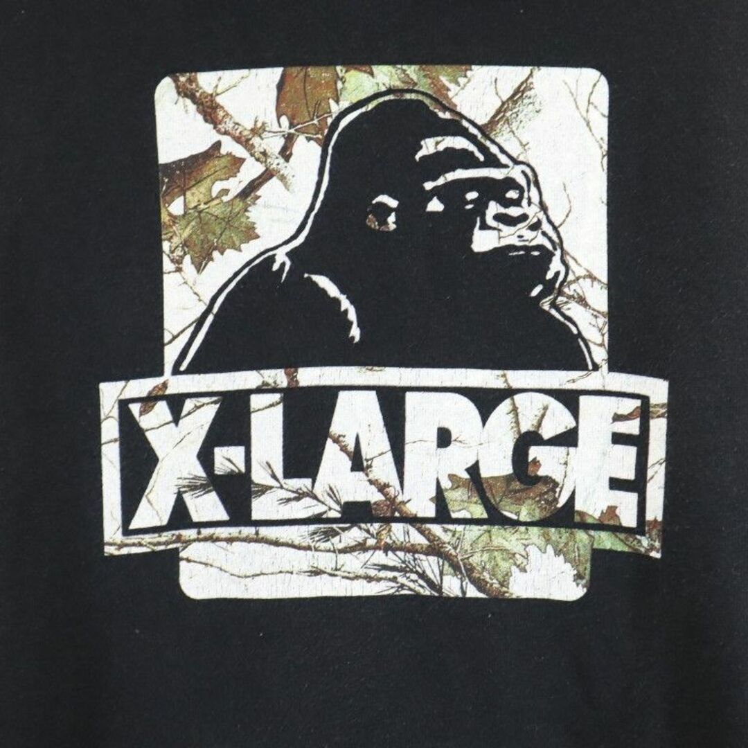 XLARGE(エクストララージ)のエクストララージ 長袖 スウェットパーカー M ブラック XLARGE メンズ 古着 【240105】 メンズのトップス(パーカー)の商品写真