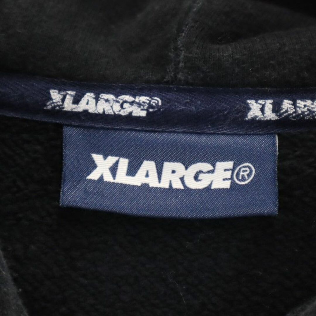 XLARGE(エクストララージ)のエクストララージ 長袖 スウェットパーカー M ブラック XLARGE メンズ 古着 【240105】 メンズのトップス(パーカー)の商品写真