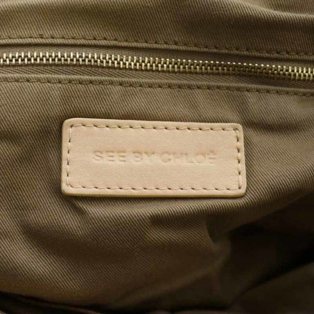 SEE BY CHLOE(シーバイクロエ)のシーバイクロエ ハンドバッグ ショルダーバッグ 2WAY レザー ベージュ レディースのバッグ(ハンドバッグ)の商品写真