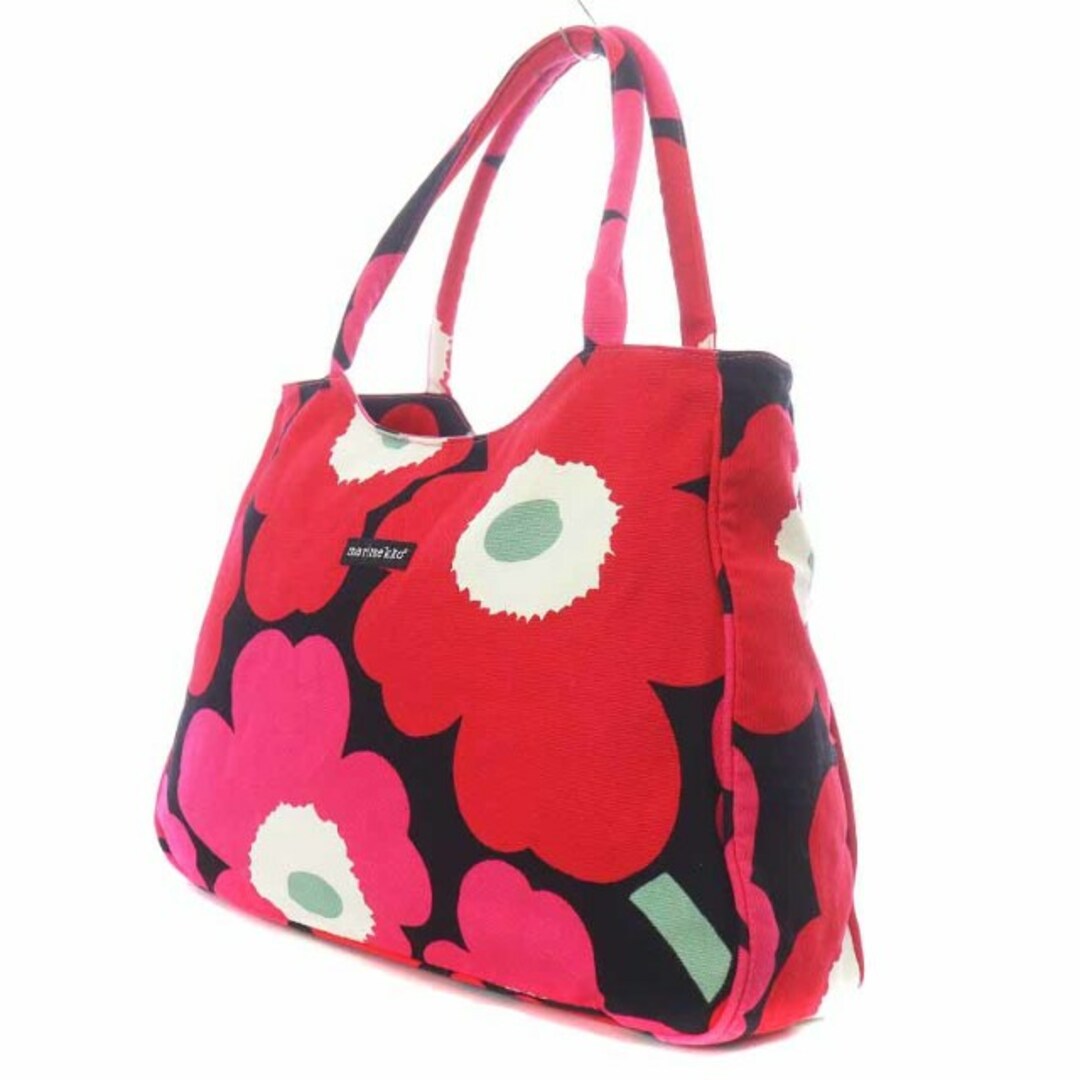 marimekko(マリメッコ)のマリメッコ トートバッグ ハンドバッグ キャンバス 花柄 ウニッコ柄 ピンク レディースのバッグ(トートバッグ)の商品写真