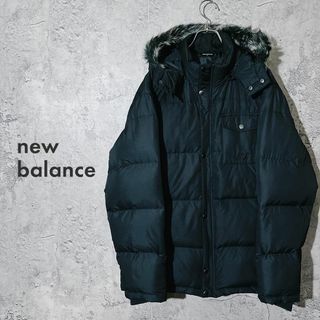 ニューバランス(New Balance)の【翌日配送 ❣】ニューバランス  ダウン ジャケット コート ファー フード L(ダウンジャケット)