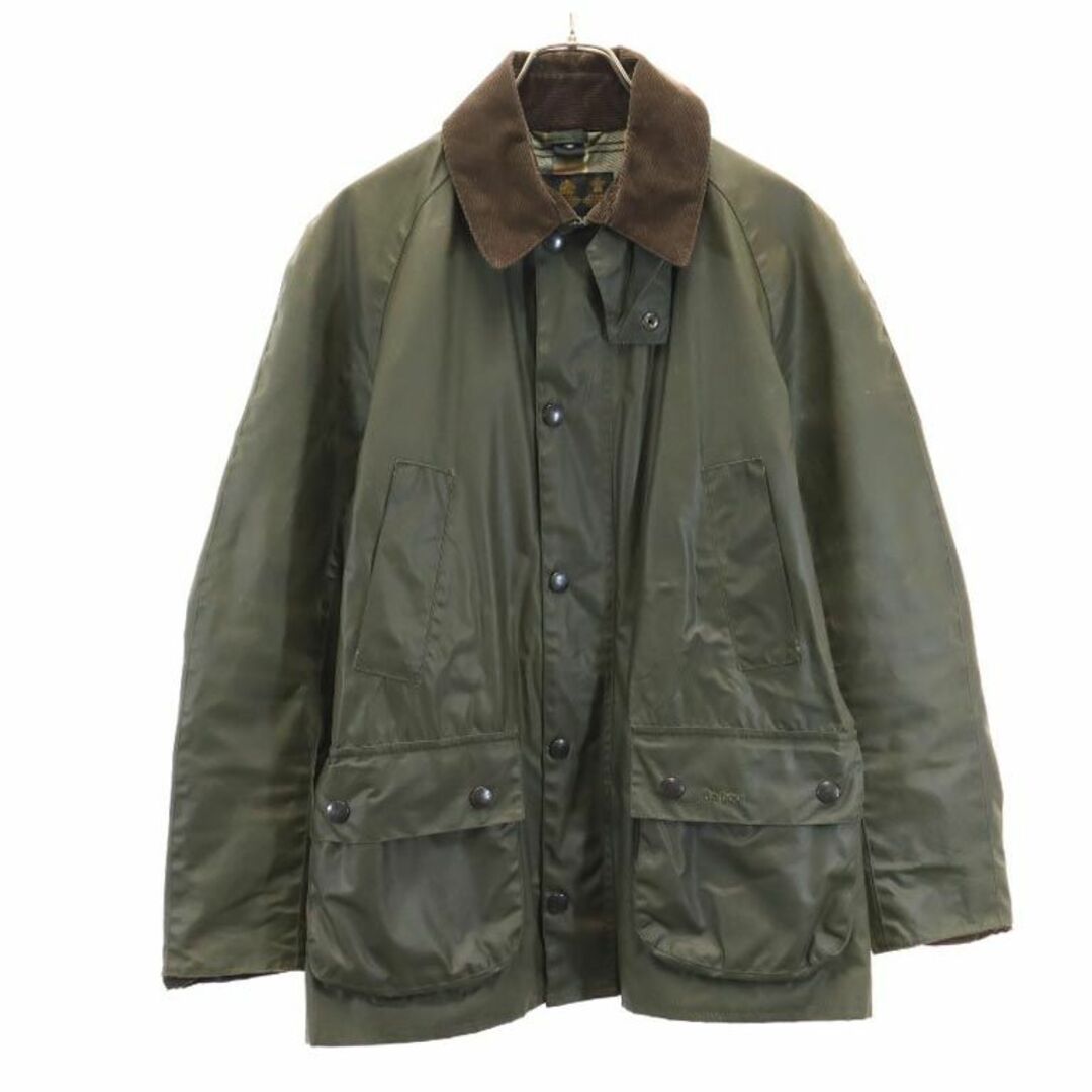 バブアー スリーワラント ビデイル 長袖 オイルドジャケット S グリーン系 Barbour BEDALE メンズ  【240105】S着丈