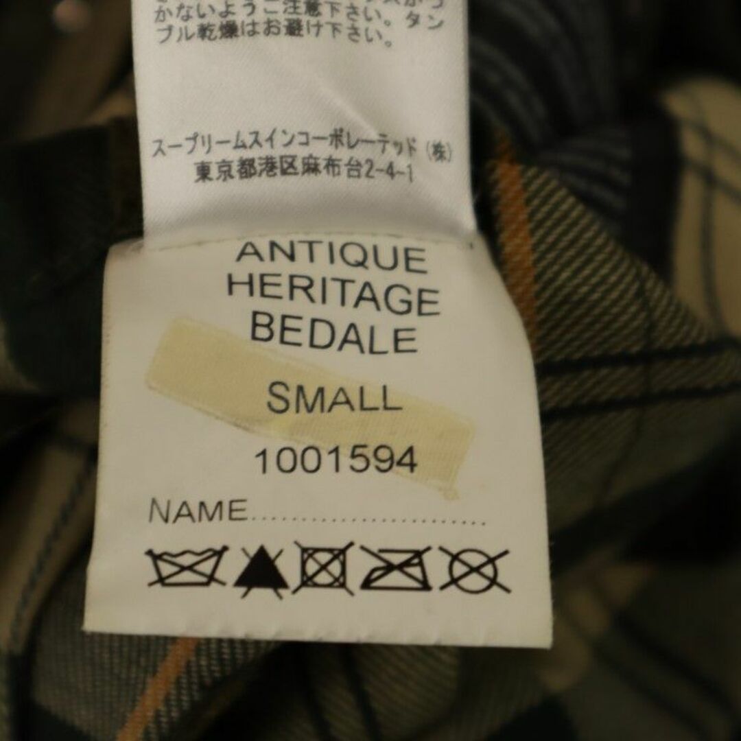 バブアー スリーワラント ビデイル 長袖 オイルドジャケット S グリーン系 Barbour BEDALE メンズ  【240105】S着丈