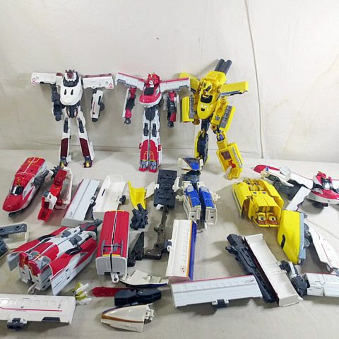 美品 新幹線変形ロボ シンカリオン はやぶさ こまち のぞみ ドクターイエロー ガオグランナー セット