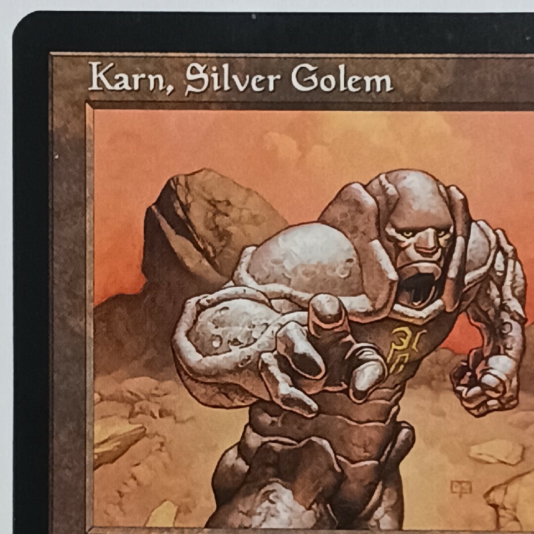 マジック：ザ・ギャザリング(マジックザギャザリング)のMTG Karn,Silver Golem エンタメ/ホビーのトレーディングカード(シングルカード)の商品写真