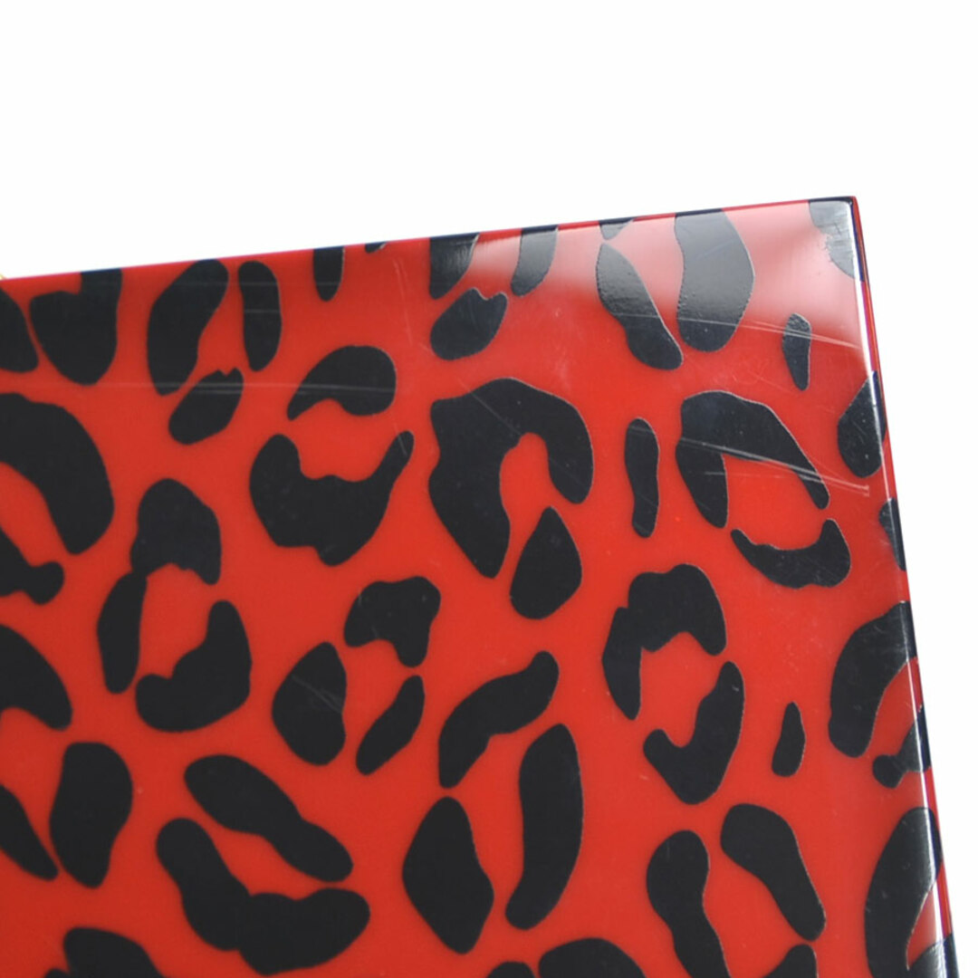 シャーロットオリンピア CHARLOTTE OLYMPIA クラッチバッグ プラスチック ブラック×レッド レディース 送料無料【中古】 h30014f レディースのバッグ(クラッチバッグ)の商品写真