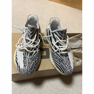 イージー(YEEZY（adidas）)のイージーブースト350 ゼブラ　28.5センチ(スニーカー)