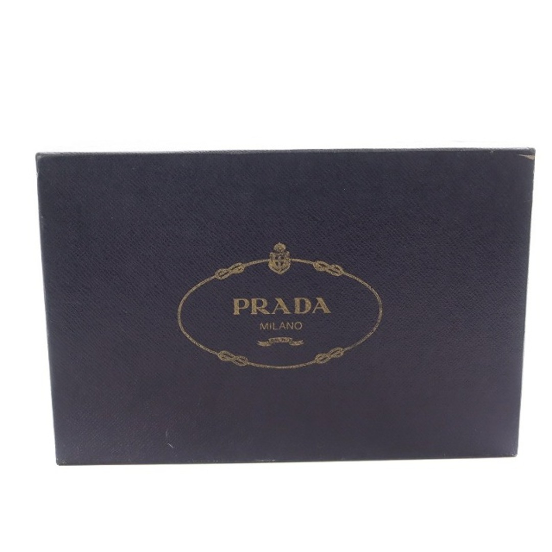 PRADA(プラダ)のプラダ サンダル ストラップ チャンキーヒール スクエアトゥ レザー 36.5 レディースの靴/シューズ(サンダル)の商品写真