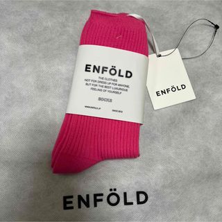 エンフォルド(ENFOLD)の新品　エンフォルド　カラーソックス　ピンク　靴下　enfold(ソックス)