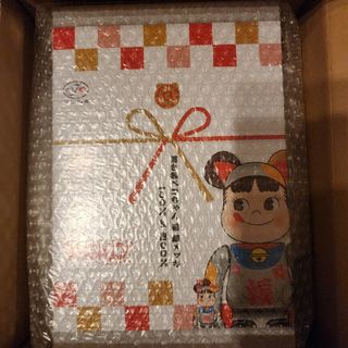 ベアブリック(BE@RBRICK)の新品 ベアブリック 招き猫 ペコちゃん 福 銀メッキ 100% & 400%(その他)