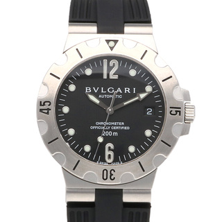 ブルガリ(BVLGARI)のブルガリ ディアゴノ スクーバ 腕時計 時計 ステンレススチール SD38S 自動巻き メンズ 1年保証 BVLGARI 中古 ブルガリ(腕時計(アナログ))