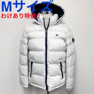 トミーヒルフィガー(TOMMY HILFIGER)の新品 わけありトミーヒルフィガー 中綿ジャケット 158AN508 ホワイト M(ダウンジャケット)