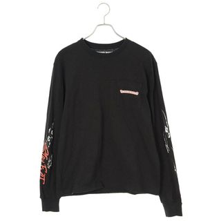 クロムハーツ(Chrome Hearts)のクロムハーツ  PPO STAY FAST RACE TEAM LS MATTY BOYステイファストプリント長袖カットソー メンズ M(Tシャツ/カットソー(七分/長袖))