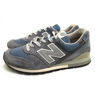 ニューバランス(New Balance)のニューバランス／NEW BALANCE シューズ スニーカー 靴 ローカット メンズ 男性 男性用スエード スウェード レザー 革 本革 ブルー 青  M996JFB ENCAPミッドソール(スニーカー)