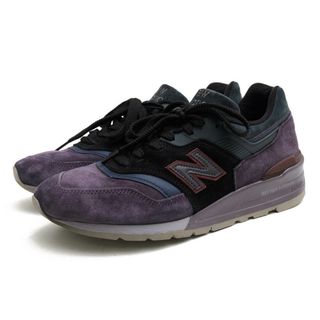 ニューバランス(New Balance)のニューバランス／NEW BALANCE シューズ スニーカー 靴 ローカット メンズ 男性 男性用スエード スウェード レザー 革 本革 パープル 紫  M997NAK BISON PACK(スニーカー)