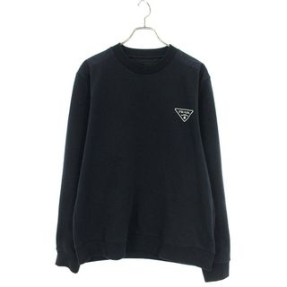 プラダ(PRADA)のプラダ  21AW  UJL21A ロゴプリントナイロン切り替えクルーネックスウェット メンズ XL(スウェット)