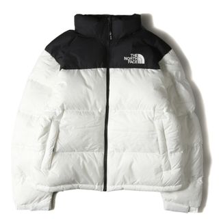 ザノースフェイス(THE NORTH FACE)のTHE NORTH FACE ノースフェイス ダウンジャケット サイズ:XL 海外限定 ヌプシ ジャケット Nuptse Jacket ホワイト 白 アウター ブルゾン【メンズ】【中古】(ダウンジャケット)