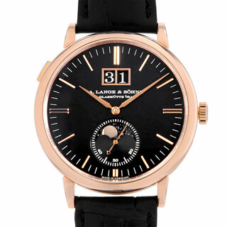 ランゲアンドゾーネ(A. Lange & Söhne（A. Lange & Sohne）)のランゲ＆ゾーネ サクソニア ムーンフェイズ 384.031(LS3844AP) メンズ 中古 腕時計(腕時計(アナログ))