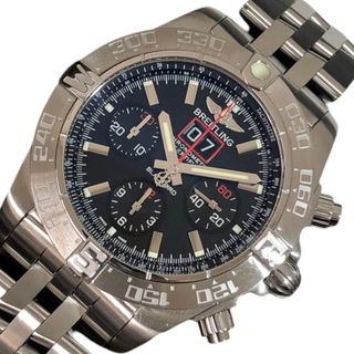 ブライトリング(BREITLING)の　ブライトリング BREITLING クロノマット　ブラックバード　世界2000本限定 A44360 ブラック ステンレススチール SS メンズ 腕時計(その他)