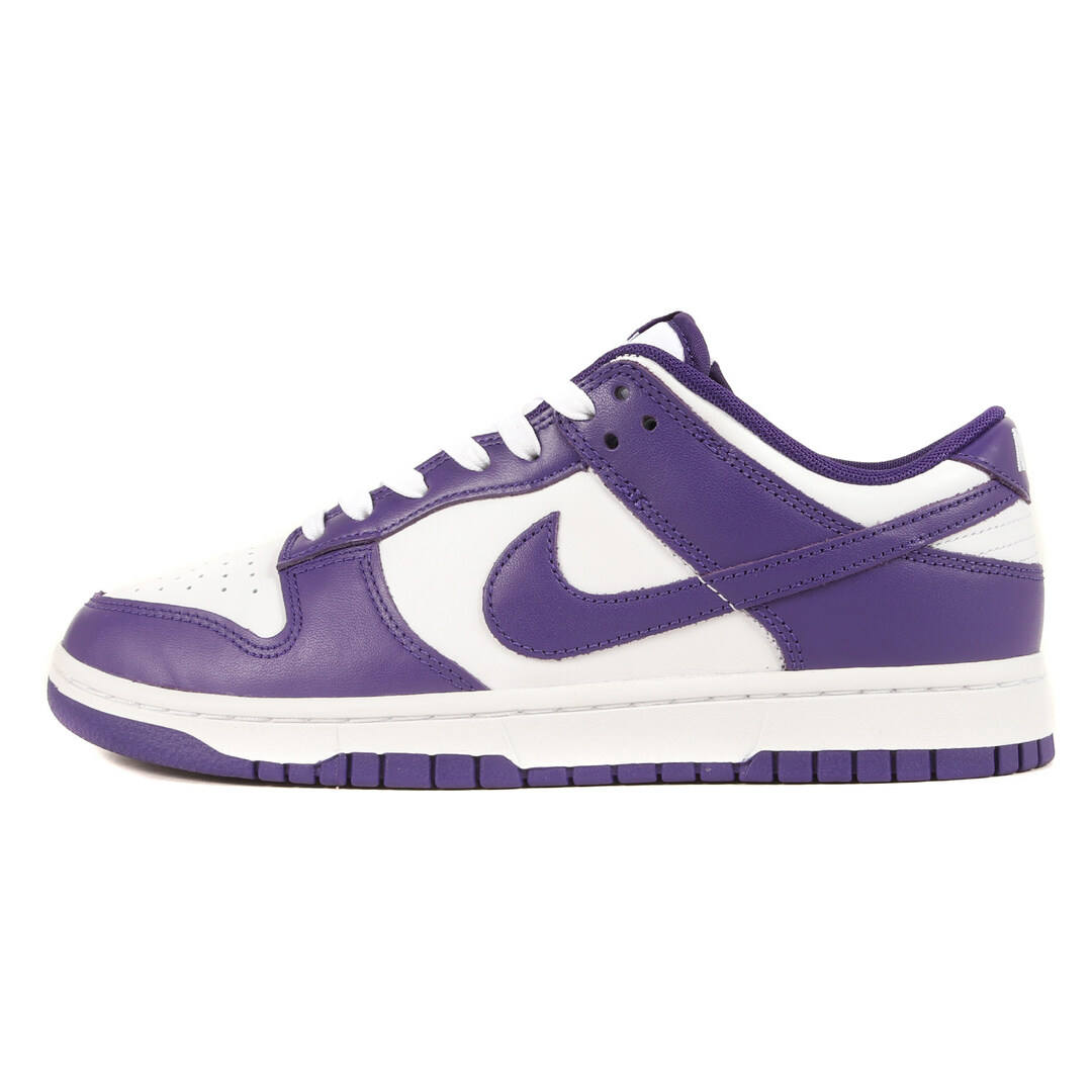 NIKE(ナイキ)の美品 NIKE ナイキ サイズ:27.0cm DUNK LOW RETRO COURT PURPLE (DD1391-104) ダンク ロー ホワイト コートパープル US9 ローカット スニーカー シューズ 靴【メンズ】【中古】 メンズの靴/シューズ(スニーカー)の商品写真