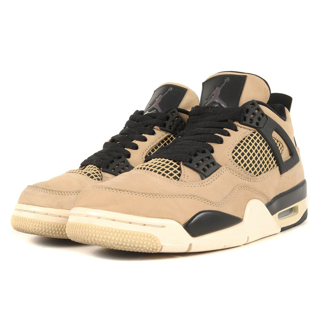 NIKE(ナイキ)のNIKE ナイキ サイズ:26.0cm WMNS AIR JORDAN 4 RETRO MUSHROOM (AQ9129-200) ウィメンズ エアジョーダン4 レトロ マッシュルームWMNS US9 スニーカー シューズ 靴【メンズ】【中古】 メンズの靴/シューズ(スニーカー)の商品写真