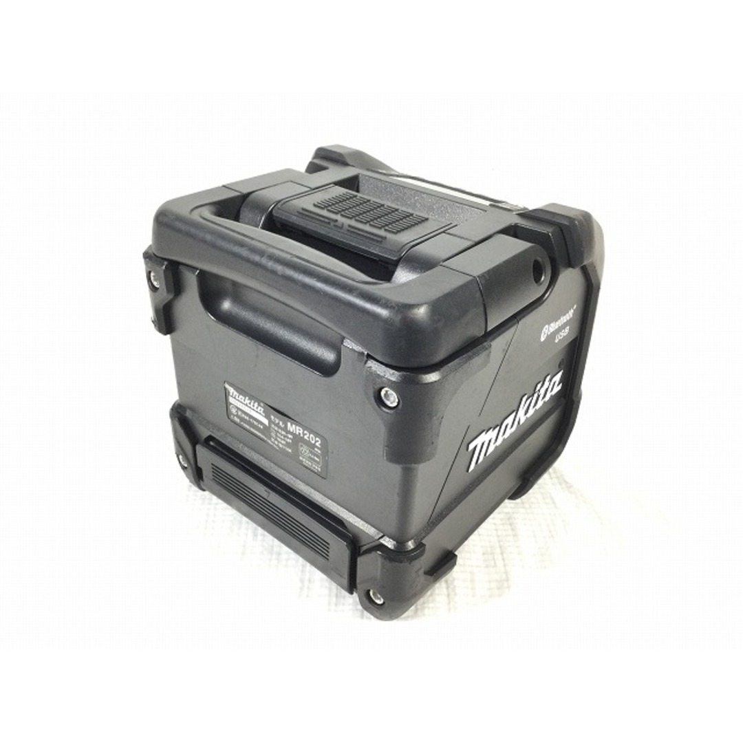 ☆中古品☆makita マキタ 10.8V~18V 充電式スピーカー MR202 黒 ☆中古品☆makita マキタ 10.8V~18V 充電式スピーカー MR202 黒