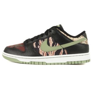 ナイキ(NIKE)の新品 NIKE ナイキ サイズ:27.0cm DUNK LOW SE MULTI CAMO (DH0957-001) ダンク ロー マルチカモ 迷彩 ブラック オイルグリーン US9 ローカット スニーカー シューズ 靴【メンズ】(スニーカー)