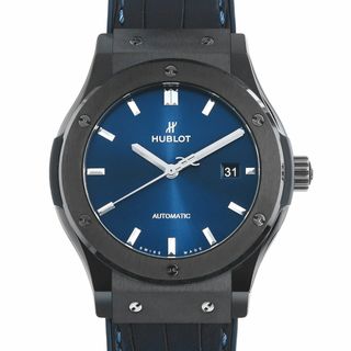 ウブロ(HUBLOT)のウブロ クラシックフュージョン セラミック ブルー 542.CM.7170.LR メンズ 中古 腕時計(腕時計(アナログ))