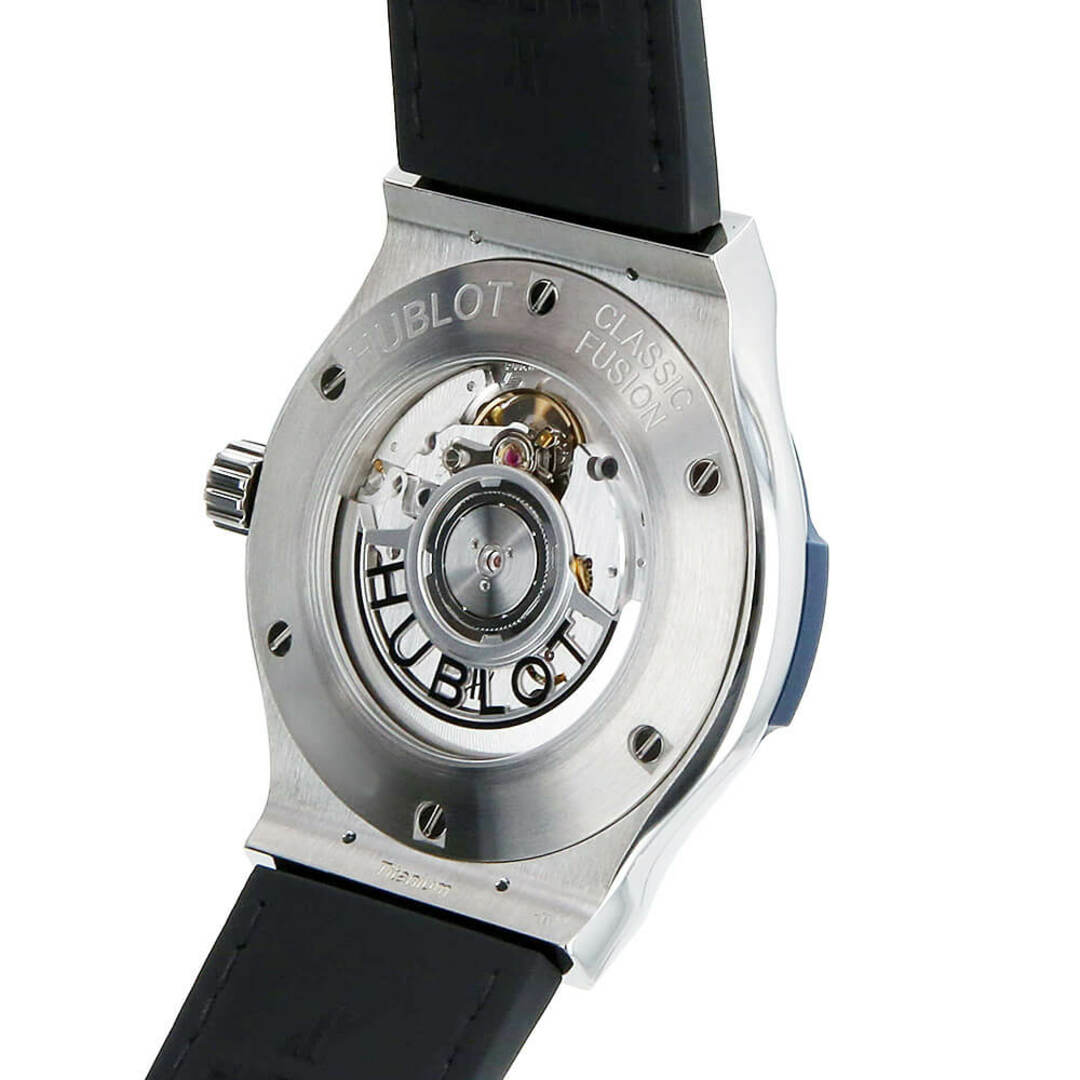 HUBLOT(ウブロ)のウブロ クラシックフュージョン チタニウム ディープブルー 日本限定 542.NX.6670.LR.JPN18 メンズ 中古 腕時計 メンズの時計(腕時計(アナログ))の商品写真