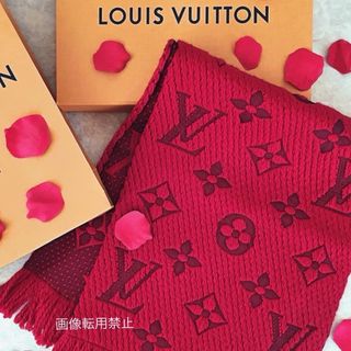 ヴィトン(LOUIS VUITTON) マフラー/ショール(レディース)（レッド/赤色