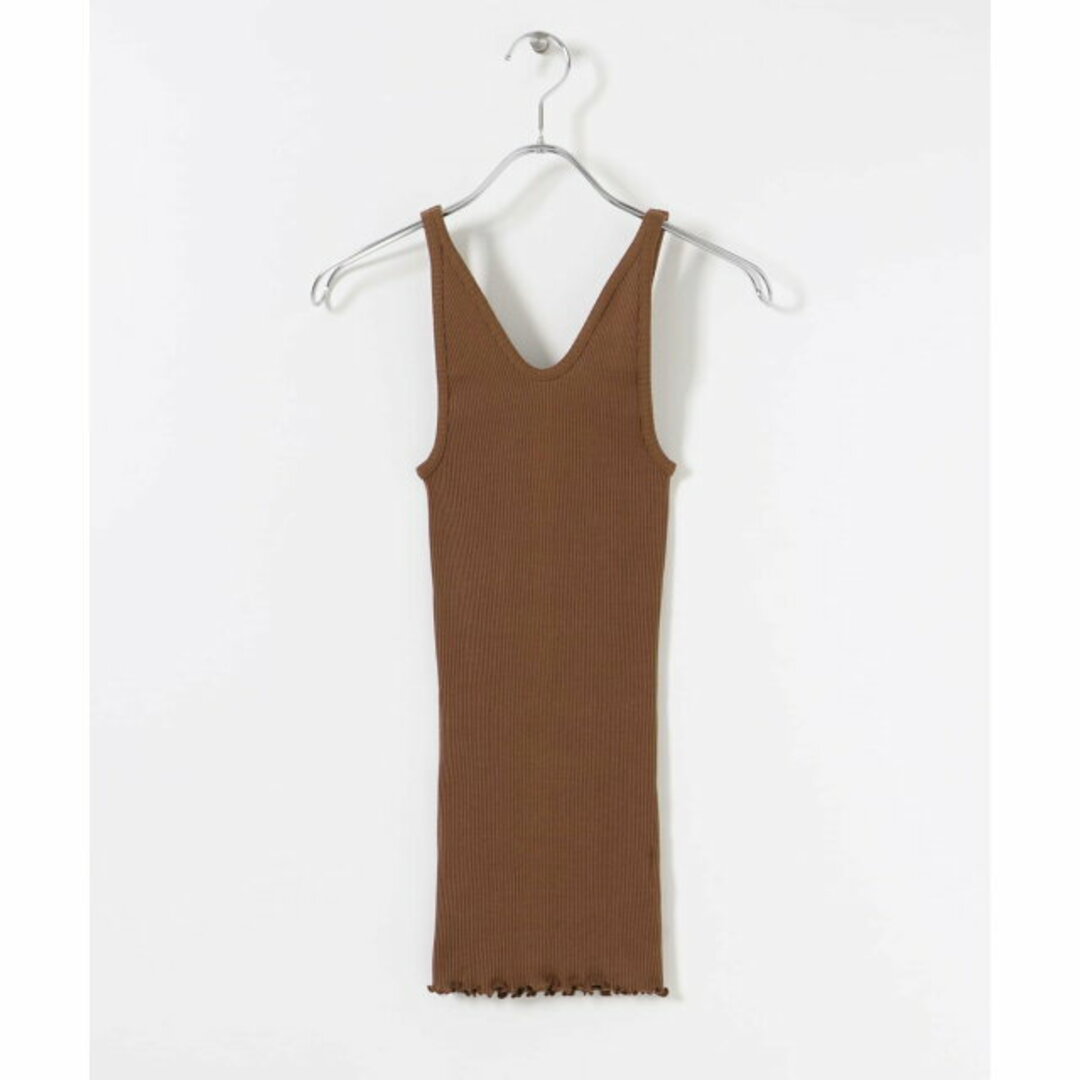 URBAN RESEARCH(アーバンリサーチ)の【Brown】HAKUJI Supima silk tank-top pullover レディースのトップス(タンクトップ)の商品写真