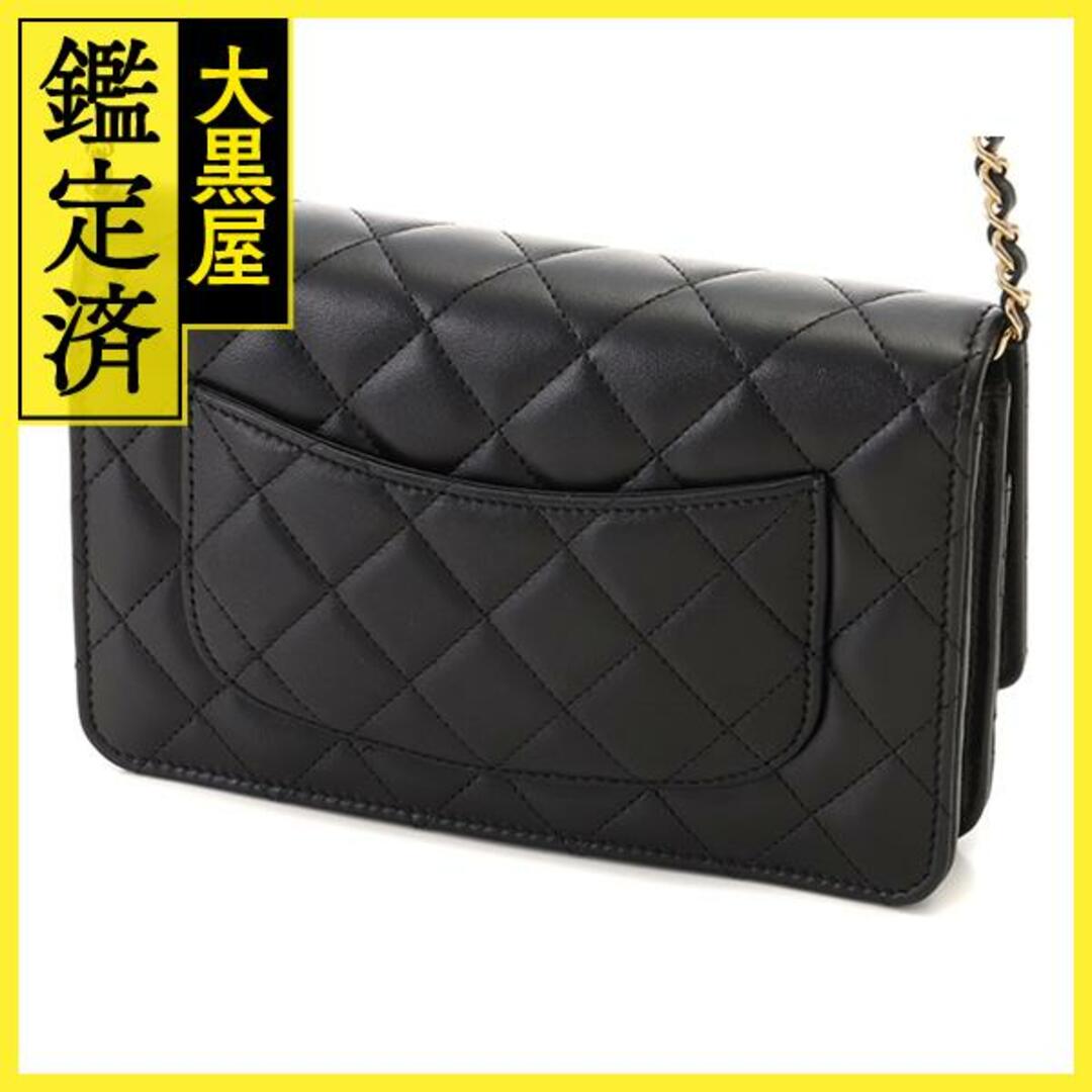 CHANEL  シャネル  マトラッセ  チェーンウォレット  ブラック