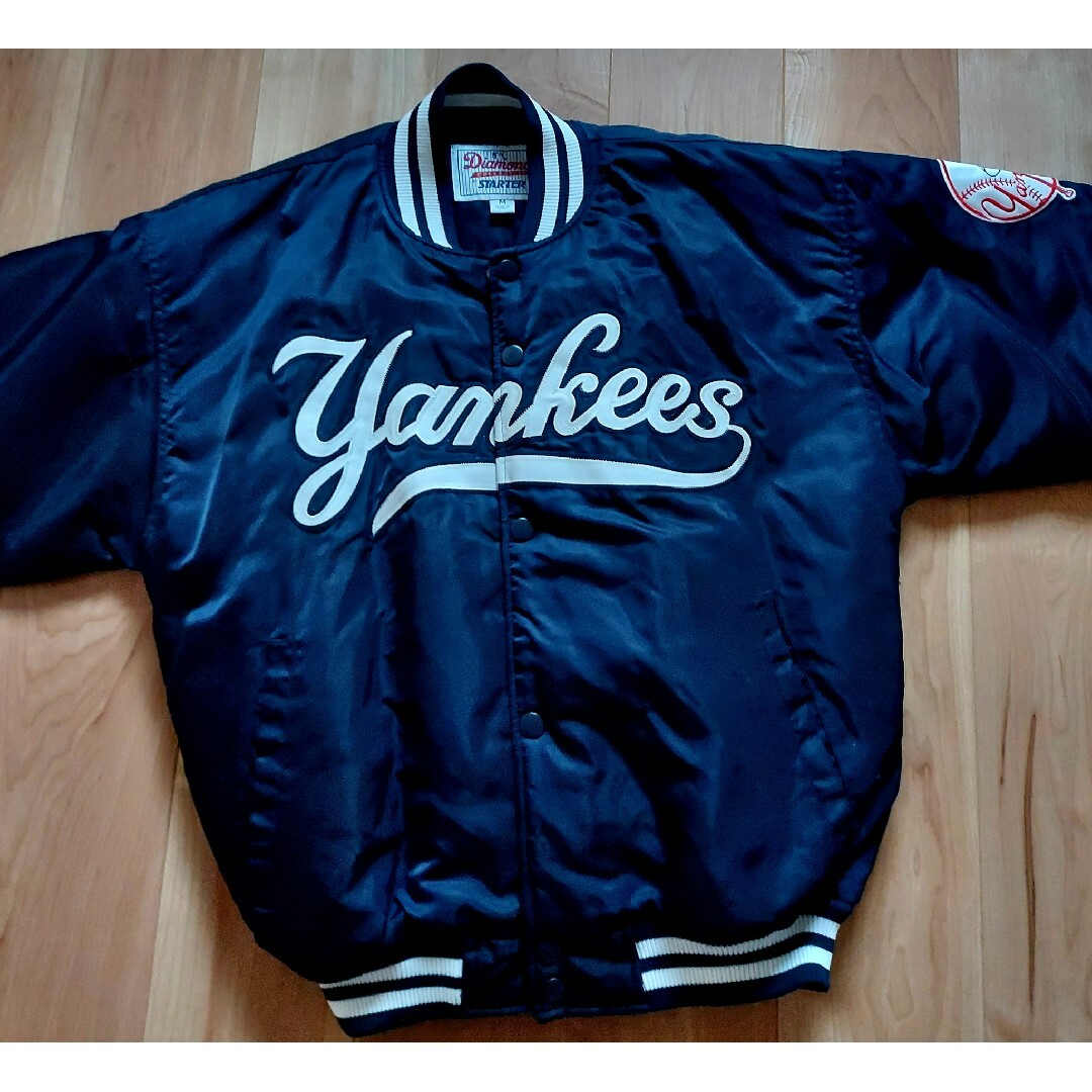 【美品】MLB ニューヨーク・ヤンキース スタジャン メンズのジャケット/アウター(スタジャン)の商品写真
