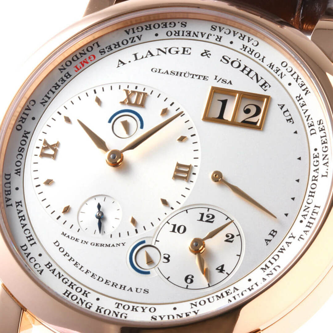 A. Lange & Söhne（A. Lange & Sohne）(ランゲアンドゾーネ)のランゲ＆ゾーネ ランゲ1 タイムゾーン LS1164AD(116.032) メンズ 中古 腕時計 メンズの時計(腕時計(アナログ))の商品写真