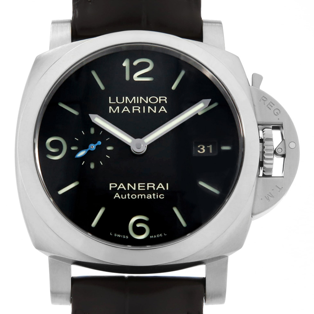 PANERAI(パネライ)のパネライ ルミノール マリーナ 1950 3デイズ オートマティック アッチャイオ 後期型 PAM01312 W番 メンズ 中古 腕時計 メンズの時計(腕時計(アナログ))の商品写真