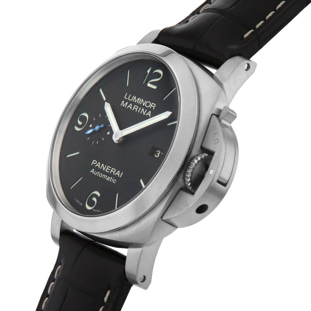 PANERAI(パネライ)のパネライ ルミノール マリーナ 1950 3デイズ オートマティック アッチャイオ 後期型 PAM01312 W番 メンズ 中古 腕時計 メンズの時計(腕時計(アナログ))の商品写真